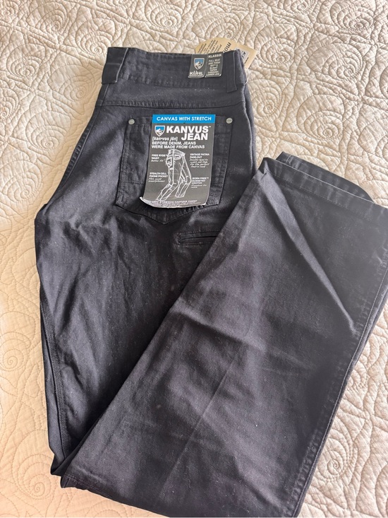 Kuhl Other - Kuhl Men’s Black Straight Canvas Jeans 33x32